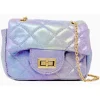 Tiny Treats - Classic Quilted Shiny Mini Bag, Purple