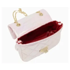 Tiny Treats - Classic Quilted Shiny Mini Bag, Pearl