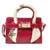 Tiny Treats - Crocodile Scarf Handbag, Red
