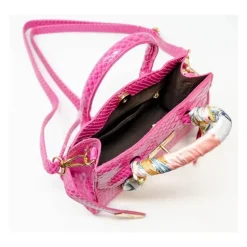 Tiny Treats - Crocodile Scarf Handbag, Red