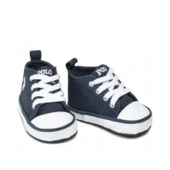 Tênis de cano alto Ralph Lauren Baby - Boy Hamptyn, azul marinho