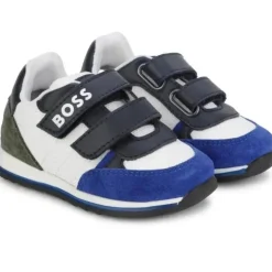 Tênis Hugo Boss Baby - Menino Camurça, Branco