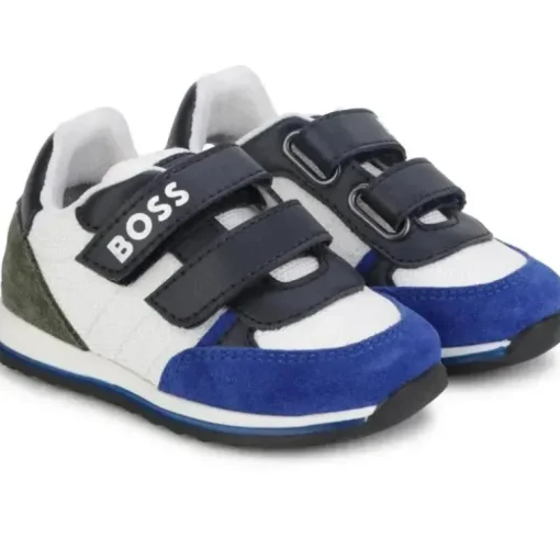 Tênis Hugo Boss Baby - Menino Camurça, Branco