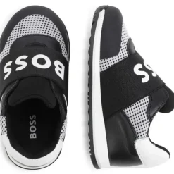 Tênis Hugo Boss Baby - Mesh Logo, Preto