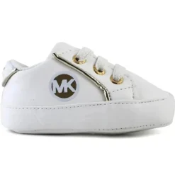 Tênis Michael Kors Baby - Girl Jem Poppy Logo Detalhe, Branco