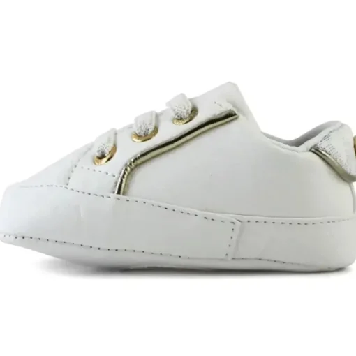 Tênis Michael Kors Baby - Girl Jem Poppy Logo Detalhe, Branco