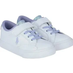Tênis Polo Ralph Lauren Baby - Girl White Logo