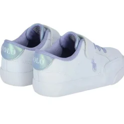 Tênis Polo Ralph Lauren Baby - Girl White Logo