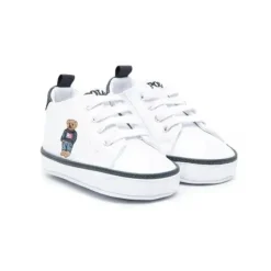 Tênis Polo Ralph Lauren Bebê - Menino Polo Urso com Laço