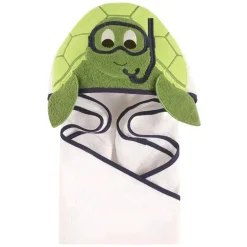 Toalha Baby Vision Animal com Capuz, Tartaruga Mergulho