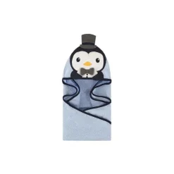Toalha com capuz animal Baby Vision, pinguim bonito