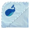 Toalha com capuz Luvable Friends, baleia azul
