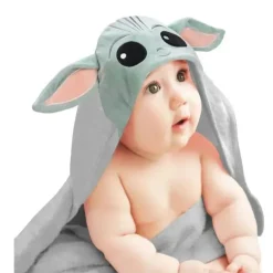 Toalha de banho com capuz Lambs &amp; Ivy, The Child Yoda