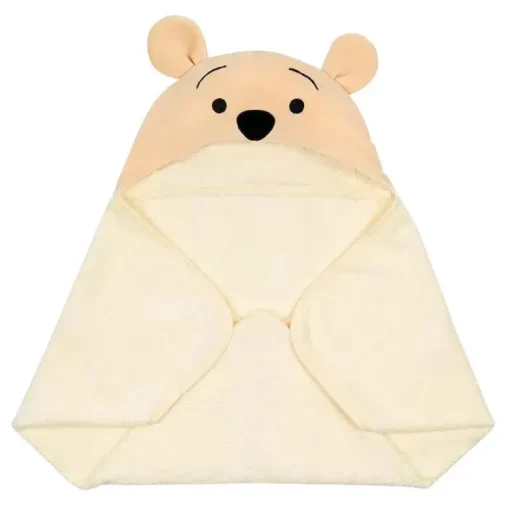 Toalha de banho de bebê com capuz Lambs &amp; Ivy, Winnie the Pooh
