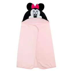 Toalha de banho para bebê com capuz Lambs &amp; Ivy, Minnie Mouse
