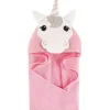 Toalha Hudson Baby Animal com capuz, unicórnio