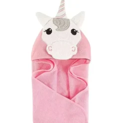 Toalha Hudson Baby Animal com capuz, unicórnio
