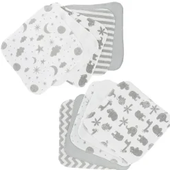 Toalha Spasilk com 10 Pacotes - Cinza Celestial