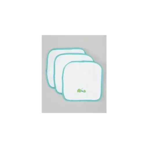 Toalhas de banho de algodão branco tartaruga Nuby Global Innovations para bebê