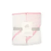 Toalhas de bebê com capuz rosa recém-nascidas de 2 peças