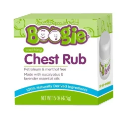 Toalhetes Boogie - Frasco para esfregar o peito calmante