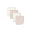 Toalhinhas de tecido rosa para meninas Gerber 4 PAck