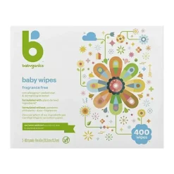 Toalhitas Babyganics para bebés 400 ct