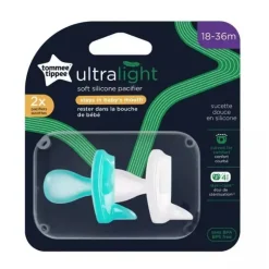 Tommee Tippee - chupeta de silicone com 2 unidades, 18-36M
