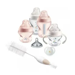 Tommee Tippee - Conjunto essencial para recém-nascidos Closer To Nature, rosa
