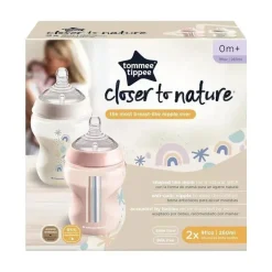 Tommee Tippee - Mais perto da natureza 2Pk 9Oz, Deco Bottle Girl