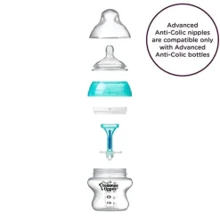 Tommee Tippee - Mamilo Anti-Cólica Avançado 2Pk de Fluxo Lento
