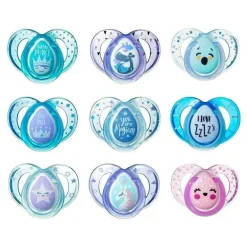 Tommee Tippee - 3Pk mais perto da natureza Dia e noite Chupetas que brilham no escuro 6-18M - As cores podem variar
