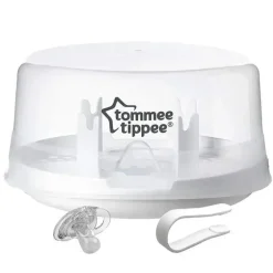 Tommee Tippee Closer To Nature Microondas Biberão Esterilizador a Vapor - Branco