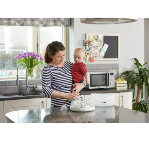 Tommee Tippee Closer To Nature Microondas Biberão Esterilizador a Vapor - Branco