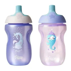 Tommee Tippee 2-Pack 10oz Garrafa Sportee Infantil 12+ Meses - As Cores Podem Variar