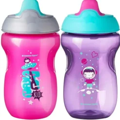 Tommee Tippee Sippee Cup 2-Pack 10 oz, cores/temas podem variar