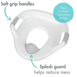 Tomy - Assento de Treinador Soft Grip dos Primeiros Anos, Cinza