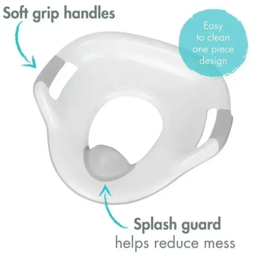 Tomy - Assento de Treinador Soft Grip dos Primeiros Anos, Cinza