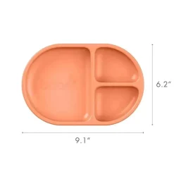 Tomy - Boon Chow Conjunto de pratos de silicone, 3 unidades, menta