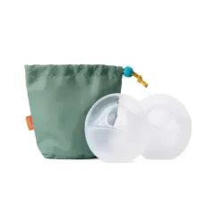 Tomy - Boon Trove Pacote de bomba tira leite manual de silicone com bolsa de viagem, pacote com 2
