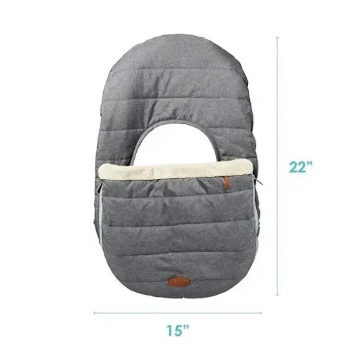 Tomy - Capa de assento de carro infantil, cinza urze