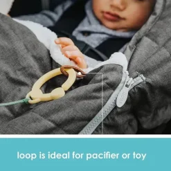 Tomy - Capa de assento de carro infantil, cinza urze