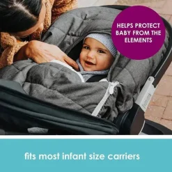 Tomy - Capa de assento de carro infantil, cinza urze