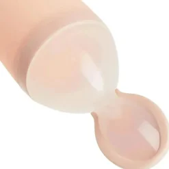 Tomy - Colher dispensadora de comida para bebê de silicone Squirt rosa