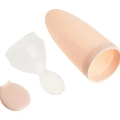 Tomy - Colher dispensadora de comida para bebê de silicone Squirt rosa