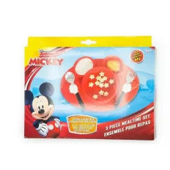 Tomy - Conjunto de Refeições Mickey Mouse 3 Peças