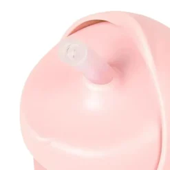 Tomy - copo de canudo de silicone rosa