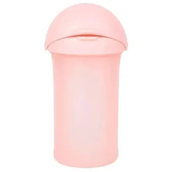 Tomy - copo de canudo de silicone rosa