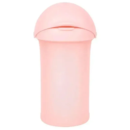 Tomy - copo de canudo de silicone rosa