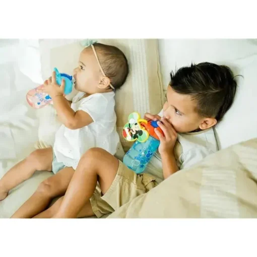 Tomy - Copos de palha para crianças pequenas Disney Mickey Mouse The First Years, 2 unidades